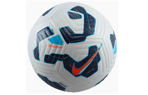 Nike 2025 Academy Soccer Ball - White/Blackened Blue/Hyper Crimson