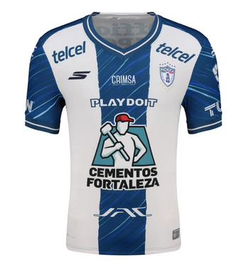 Skechers Skechers  2025-  26 Pachuca Home Jersey - White/Blue