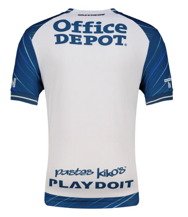 Skechers Skechers  2025-  26 Pachuca Home Jersey - White/Blue