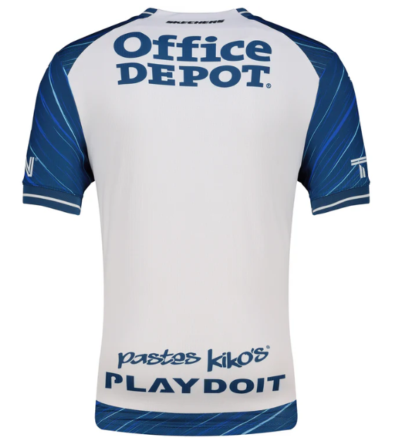 Skechers  2025-  26 Pachuca Home Jersey - White/Blue