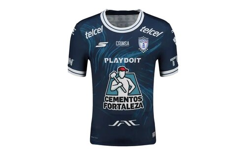 Skechers  2025-  26 Pachuca Away Jersey - Navy Blue/White