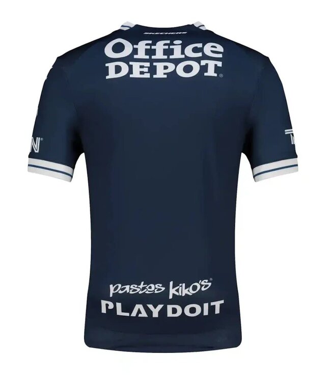 Skechers Skechers  2025-  26 Pachuca Away Jersey - Navy Blue/White