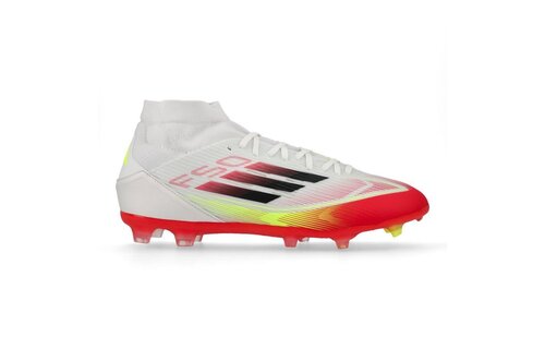 adidas Womens F50 League Mid FG / MG - Cloud White/Solar Yellow/Core Black