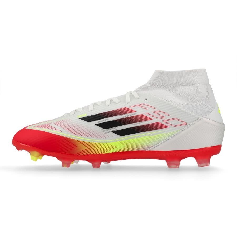 adidas Womens F50 League Mid FG / MG - Cloud White/Solar Yellow/Core Black