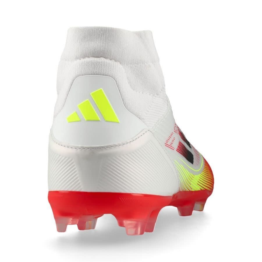 adidas Womens F50 League Mid FG / MG - Cloud White/Solar Yellow/Core Black