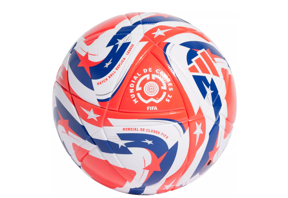 adidas FIFA Club World Cup 2025 FIFA Quality League Soccer Ball - White/Lucid Red/Power Blue