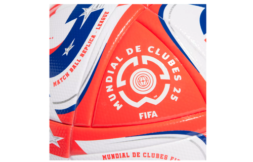adidas FIFA Club World Cup 2025 FIFA Quality League Soccer Ball - White/Lucid Red/Power Blue