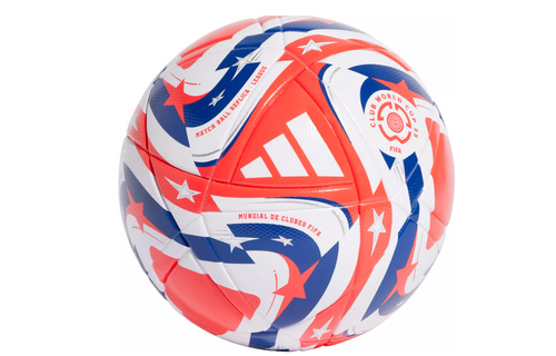 adidas FIFA Club World Cup 2025 FIFA Quality League Soccer Ball - White/Lucid Red/Power Blue