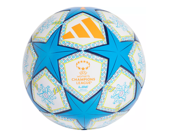 adidas Womens UCL Champions League 2024 - 25 FIFA Quality Ball - White/Blue/Orange