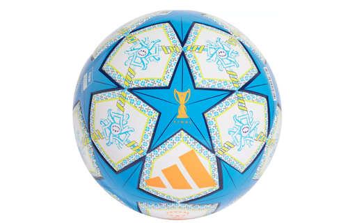 adidas Womens UCL Champions League 2024 - 25 FIFA Quality Ball - White/Blue/Orange