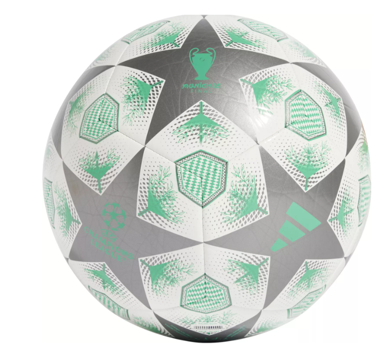 adidas UCL Champions League 2024 - 25 KO Club Ball - White/Teal Green/Black