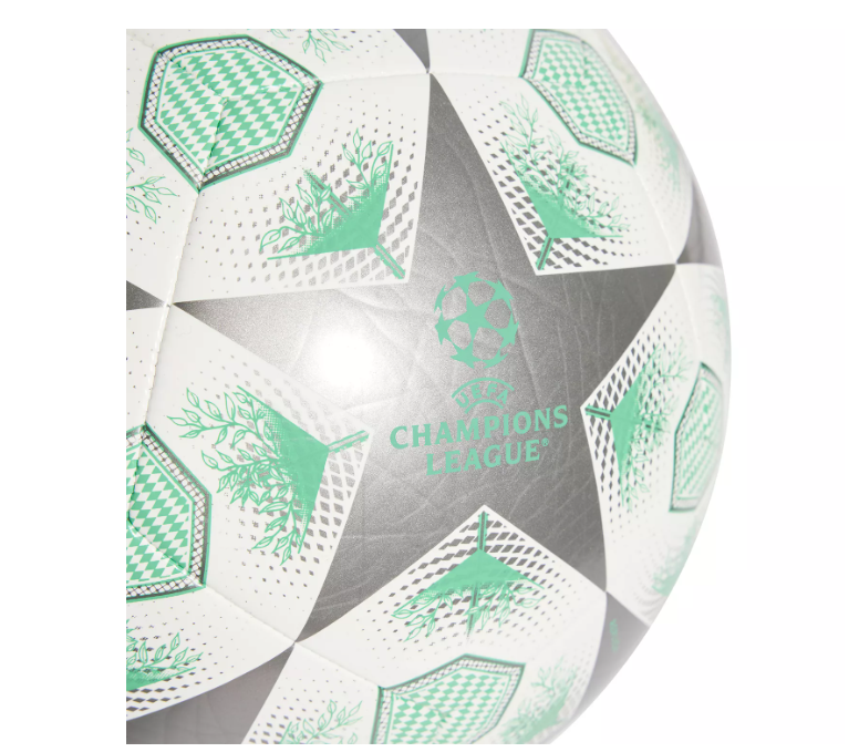 adidas UCL Champions League 2024 - 25 KO Club Ball - White/Teal Green/Black