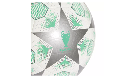 adidas UCL Champions League 2024 - 25 KO Club Ball - White/Teal Green/Black