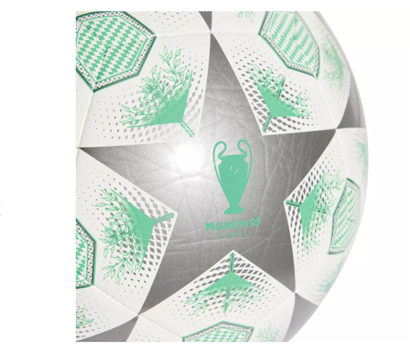 adidas UCL Champions League 2024 - 25 KO Club Ball - White/Teal Green/Black