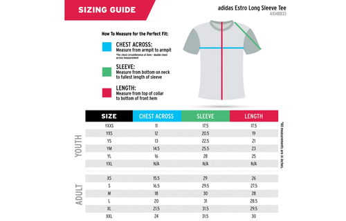 adidas Estro Base Long Sleeve Training / Underlayer Tee