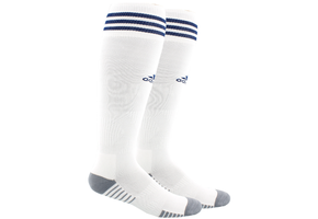adidas Copa Zone IV Soccer Socks - White/Navy Blue
