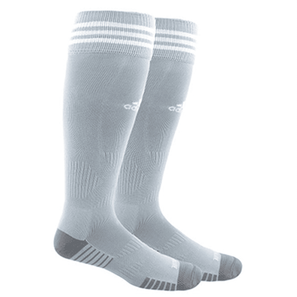 adidas Copa Zone IV Soccer Socks - Grey/White