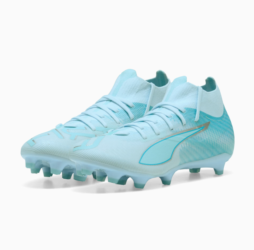 Puma Womens Ultra Match + FG/AG Light Up Pack - Icy Blue/Light Aqua