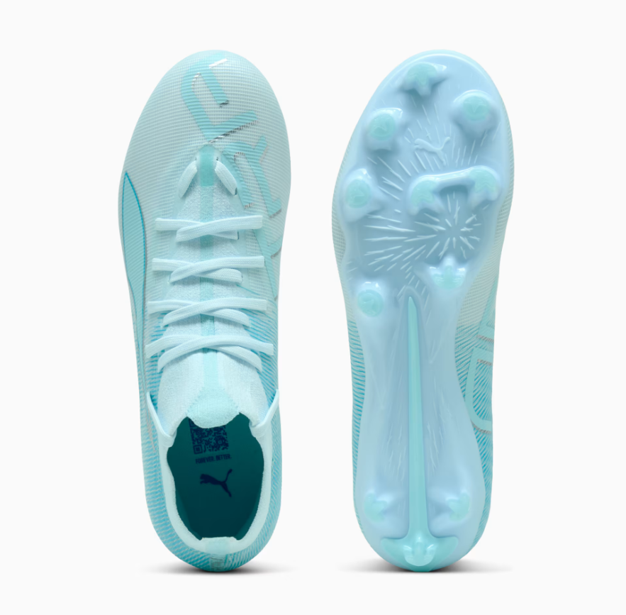 Puma Womens Ultra Match + FG/AG Light Up Pack - Icy Blue/Light Aqua