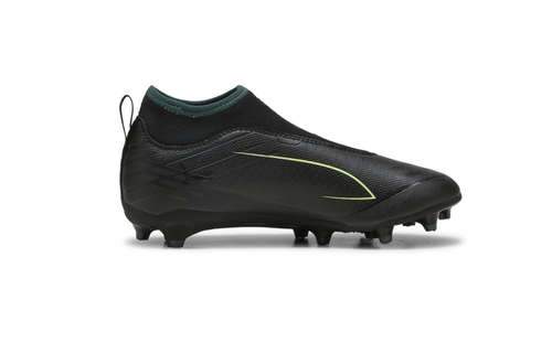 Puma Jr Ultra 6 Match + FG/AG - Black/Fizzy Light/Green Terrain