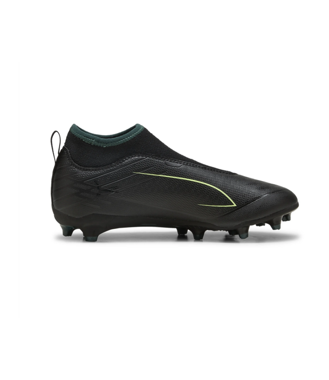 Puma Puma Jr Ultra 6 Match + FG/AG - Black/Fizzy Light/Green Terrain
