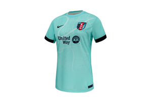 Nike Womens Kansas City KC Current 2025 Away Jersey - Hyper Turquoise