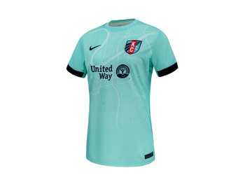 Nike Womens Kansas City KC Current 2025 Away Jersey - Hyper Turquoise