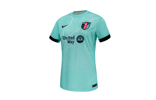 Nike Womens Kansas City KC Current 2025 Away Jersey - Hyper Turquoise