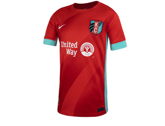 Nike Youth Kansas City KC Current 2025 Home Jersey - Comet Red