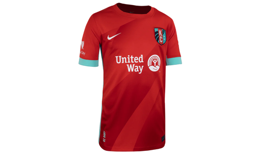 Nike Youth Kansas City KC Current 2025 Home Jersey - Comet Red