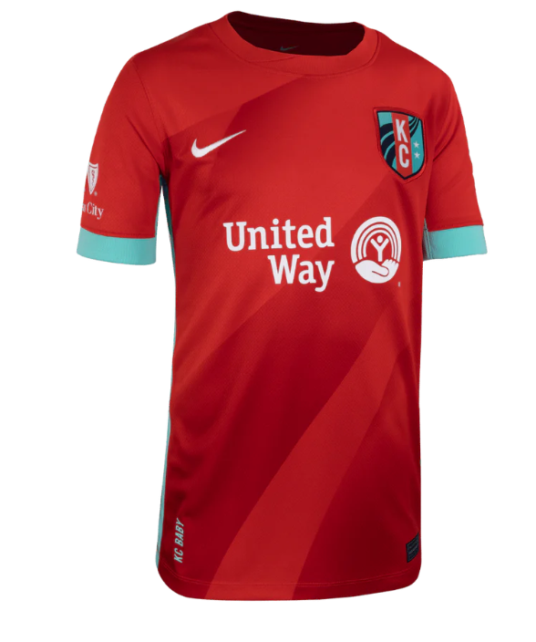 Nike Youth Kansas City KC Current 2025 Home Jersey - Comet Red