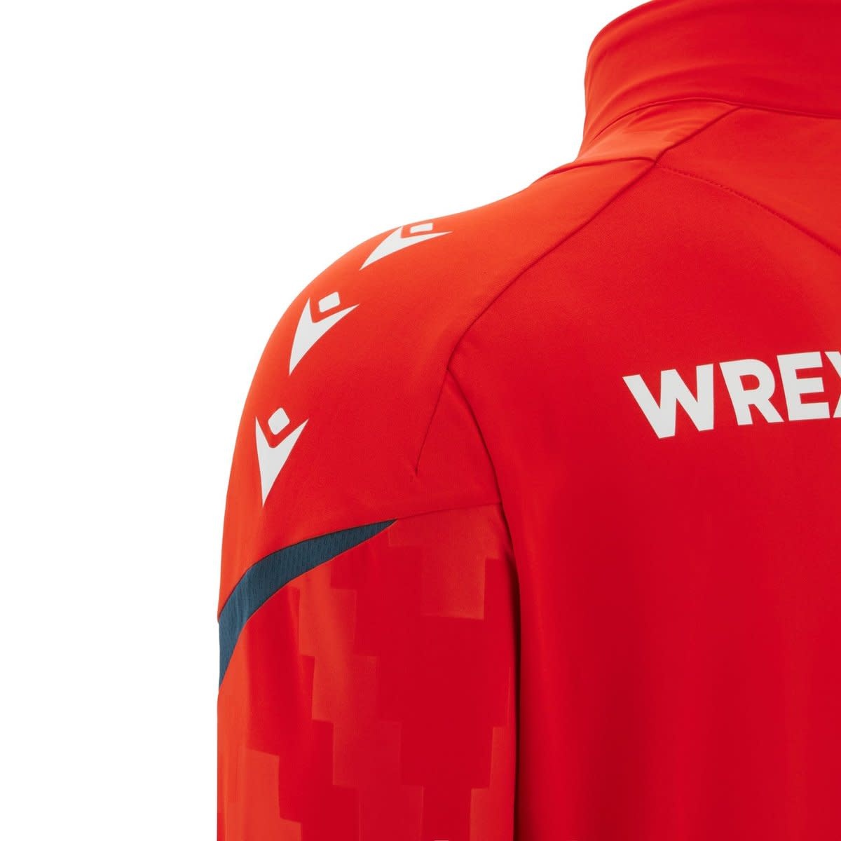 Macron Wrexham AFC  2025 - 26 Authentic 1/4 Zip Training Top - Red