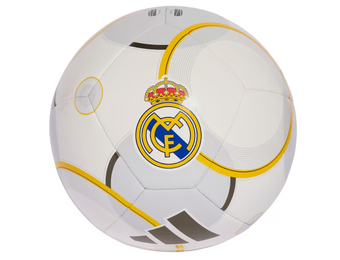 adidas Real Madrid 2025 - 2026 Home Club Soccer Ball - White/Gold