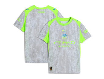 Puma Manchester City 2025 -26 Youth Third Jersey - Cool Weather/Pro Green