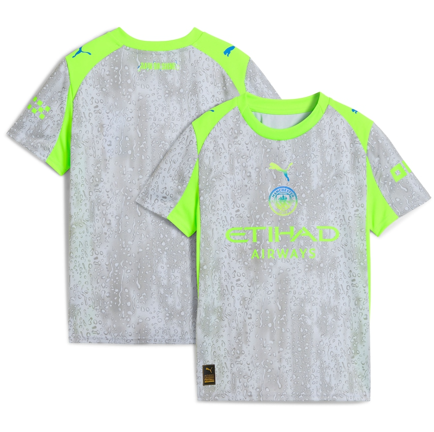 Puma Manchester City 2025 -26 Youth Third Jersey - Cool Weather/Pro Green
