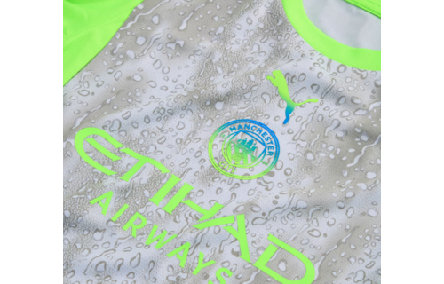 Puma Manchester City 2025 -26 Youth Third Jersey - Cool Weather/Pro Green