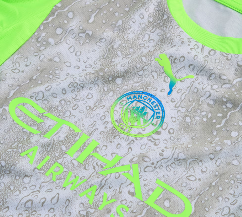 Puma Manchester City 2025 -26 Youth Third Jersey - Cool Weather/Pro Green