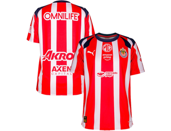 Puma Chivas DG 2025  -26 Youth Home Jersey - Red/White
