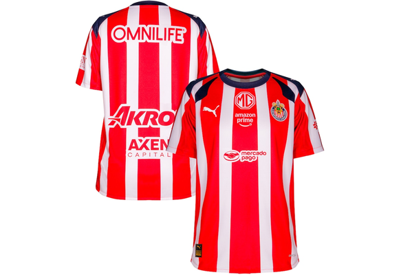 Puma Chivas DG 2025  -26 Youth Home Jersey - Red/White