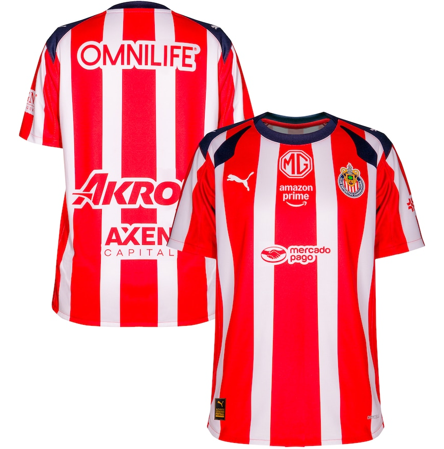 Puma Chivas DG 2025  -26 Youth Home Jersey - Red/White