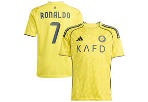 adidas Al Nassr 2025 -26 Cristiano Ronaldo Home Jersey - Impact Yellow/Night Indigo