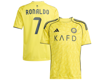 adidas Al Nassr 2025 -26 Cristiano Ronaldo Home Jersey - Impact Yellow/Night Indigo