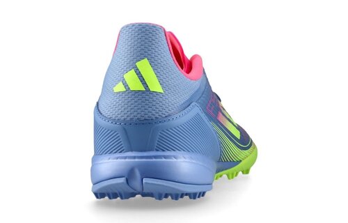 adidas F50 League TF Turf Soccer Shoes Celestial Pack - Blue Fusion/Lucid Lemon/Lucid Pink