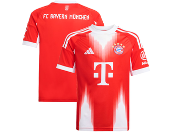 adidas Bayern Munich 2025 - 26 Youth Home Jersey - Red/White