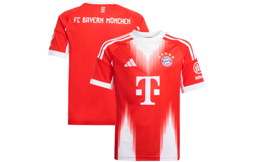 adidas Bayern Munich 2025 - 26 Youth Home Jersey - Red/White