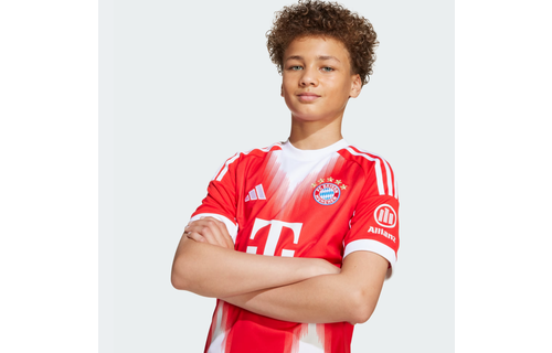 adidas Bayern Munich 2025 - 26 Youth Home Jersey - Red/White