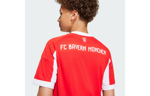 adidas Bayern Munich 2025 - 26 Youth Home Jersey - Red/White