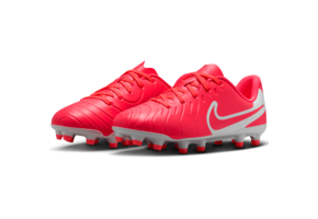 Nike Jr Tiempo Legend 10 Club FG / MG- Hot Lava/White