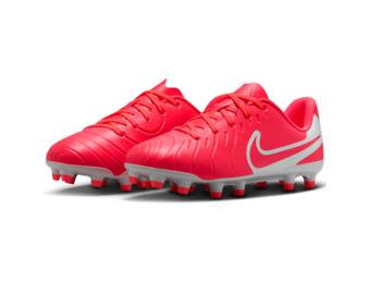 Nike Jr Tiempo Legend 10 Club FG / MG- Hot Lava/White