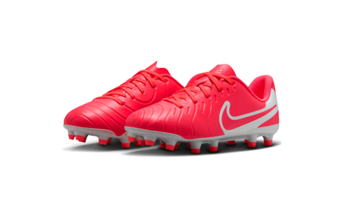 Nike Jr Tiempo Legend 10 Club FG / MG- Hot Lava/White